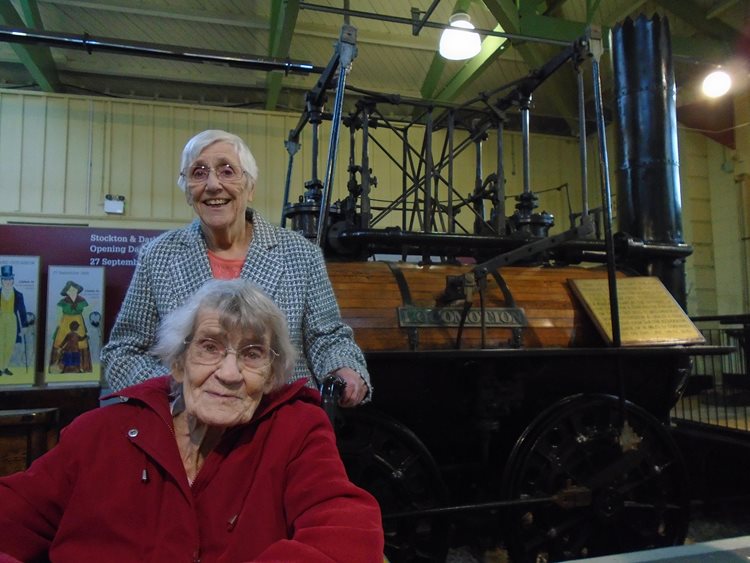 Ventress Hall powers up a surprise for 92-year-old railway fan